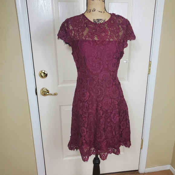 Show Me Your MuMu Dresses & Skirts - Show Me Your Mumu Alice Maroon Floral  Dress